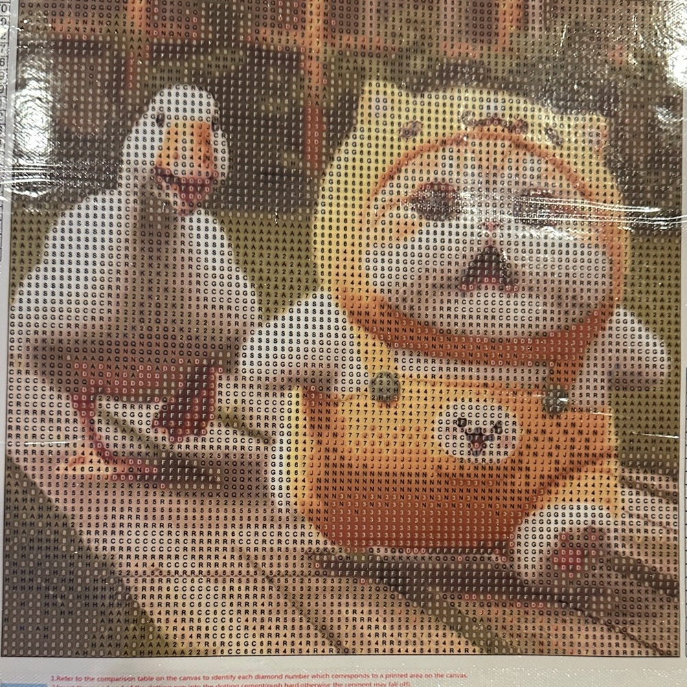 Host support Diamond Art Kit Cute Cat and Duck